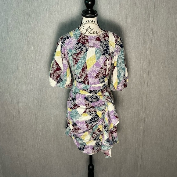 AUREUM Dresses & Skirts - AUREUM Multicolor Geometric Mini Dress Size Small